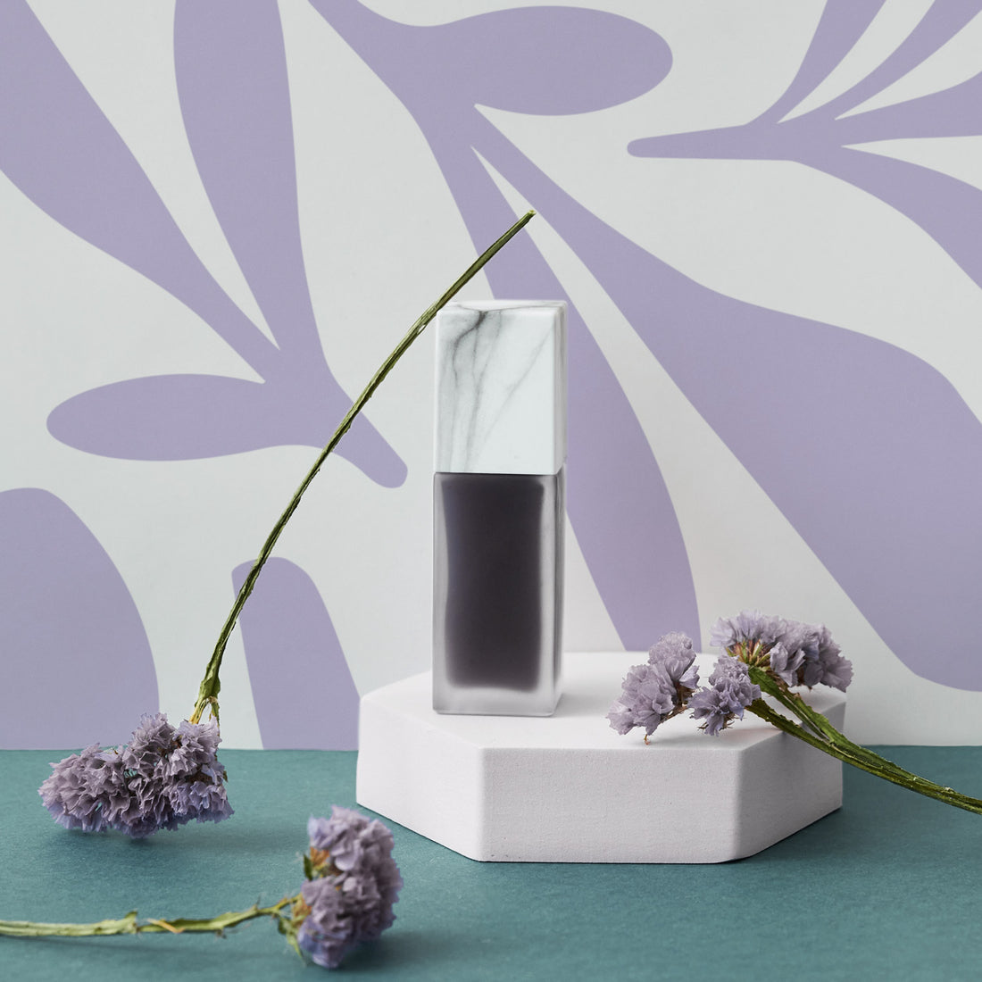 big floral pattern wall mural design in peel and stick