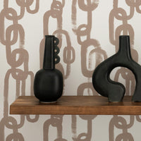 light brown chain inspired removable wallpaper