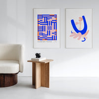 mix and match art posters for scandinavian interior