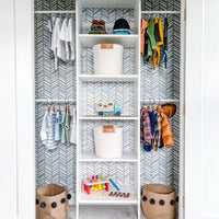 Modern herringbone pattern wallpaper