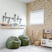 Giraffe pattern wallpaper