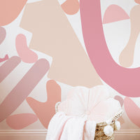 Pastel Matisse Bricks Wall Mural