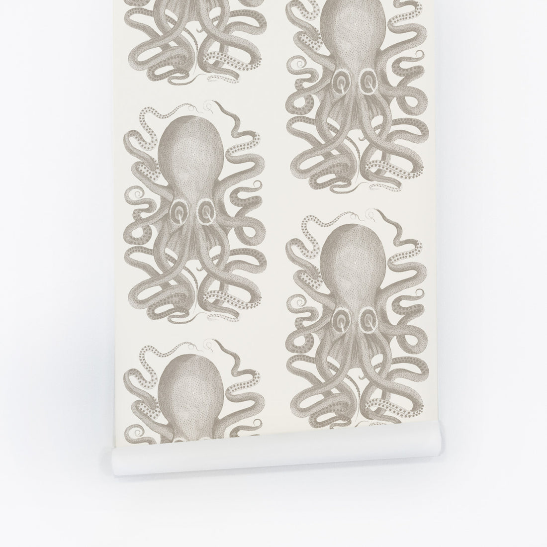 grey squid print removable wallpaper
