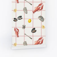 culinary art on walls for home interior wallpaper