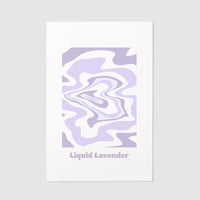 purple agate inspired art print for danish style home interior