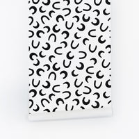miniature black and white detail removable wallpaper