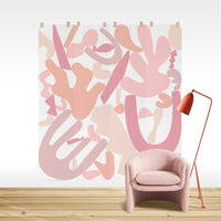 Pastel Matisse Bricks Wall Mural