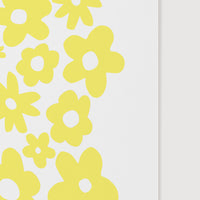 close up of bright yellow flowers