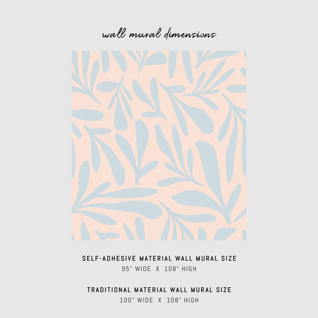 Pastels Floral Wall Mural