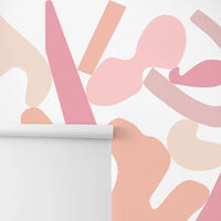 Pastel Matisse Bricks Wall Mural