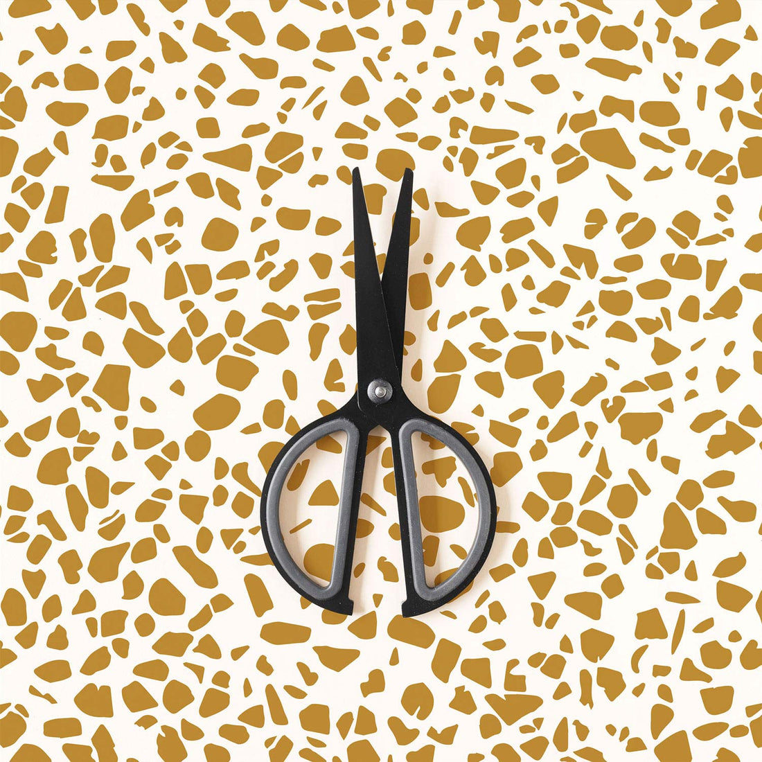 small pattern removable wallpaper in faux gold