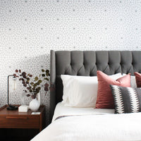 Scandi style geometric wallpaper