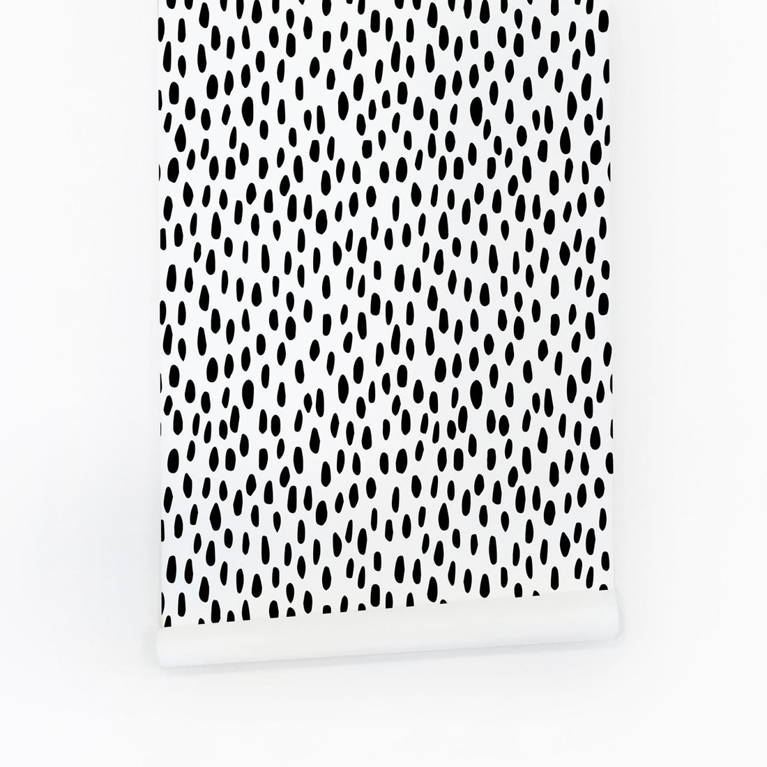 Black spot print temporary wallpaper