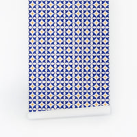 Geometric tiles removable wallpaper