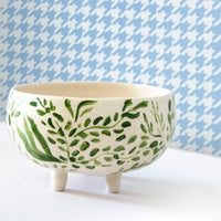 blue retro style removable wallpaper for kitchen interior