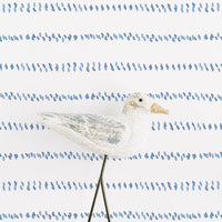 tiny blue dots print removable wallpaper for surf theme interior