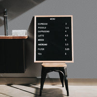 classic scandi print removable wallpaper for cafe interiors