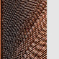 close up of dark leaf motif wall art