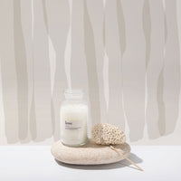neutral color painted lines design removable wallpaper