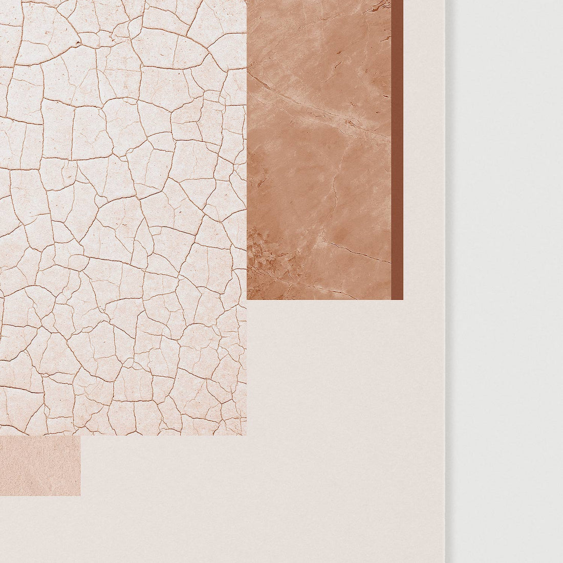 close up of modern bohemian style wall poster