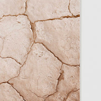 close up of textured desert inspired ombre poster
