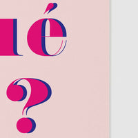 close up of spanish quote art print