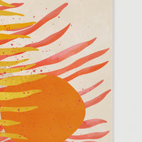 Wall art poster illustration close up