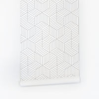 Modern geometric removable wallpaper