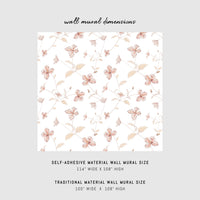 Soft Floral Design wall mural