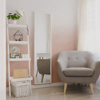 Dusty pink ombre design wall mural