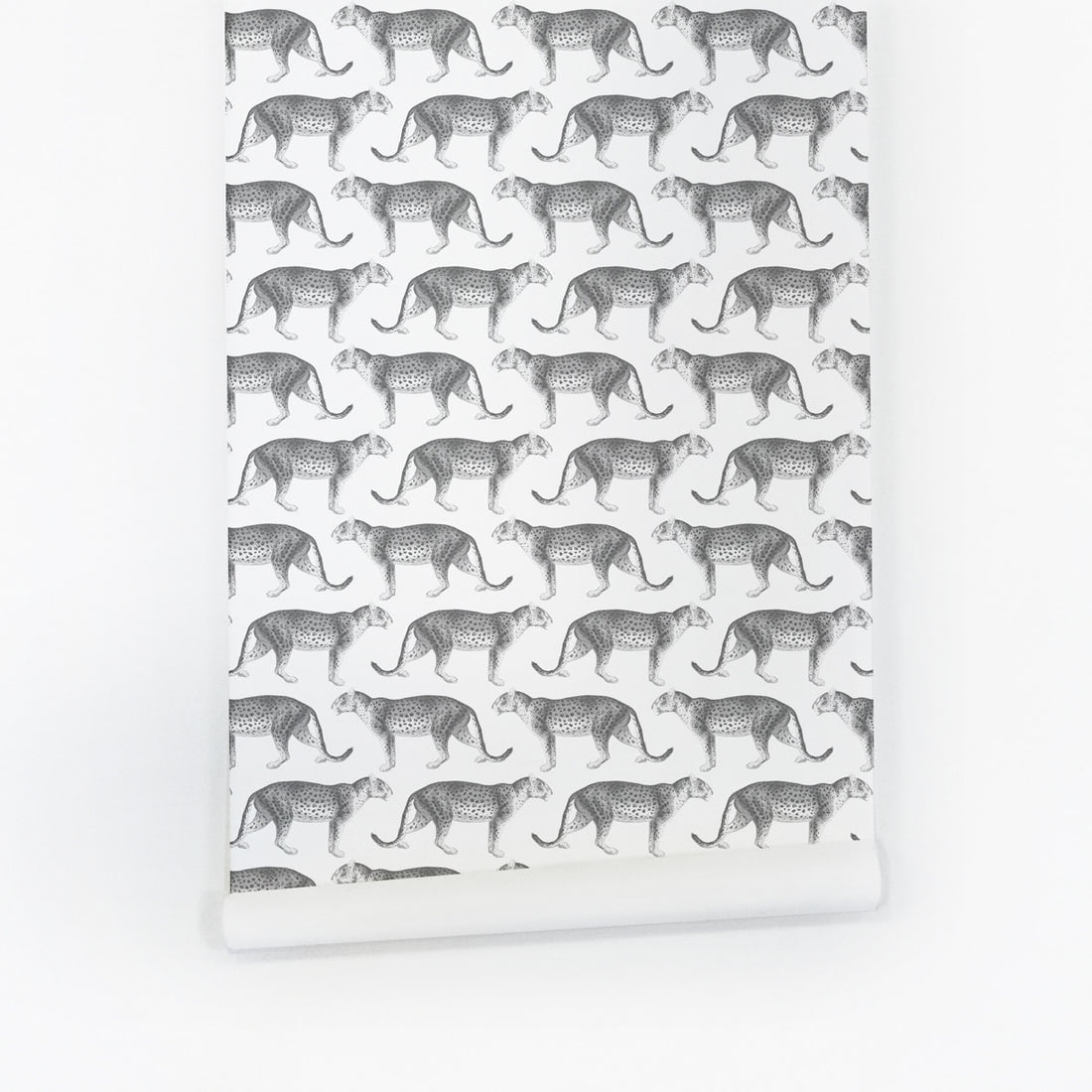 Leopard jungle style self adhesive wallpaper for accent wall
