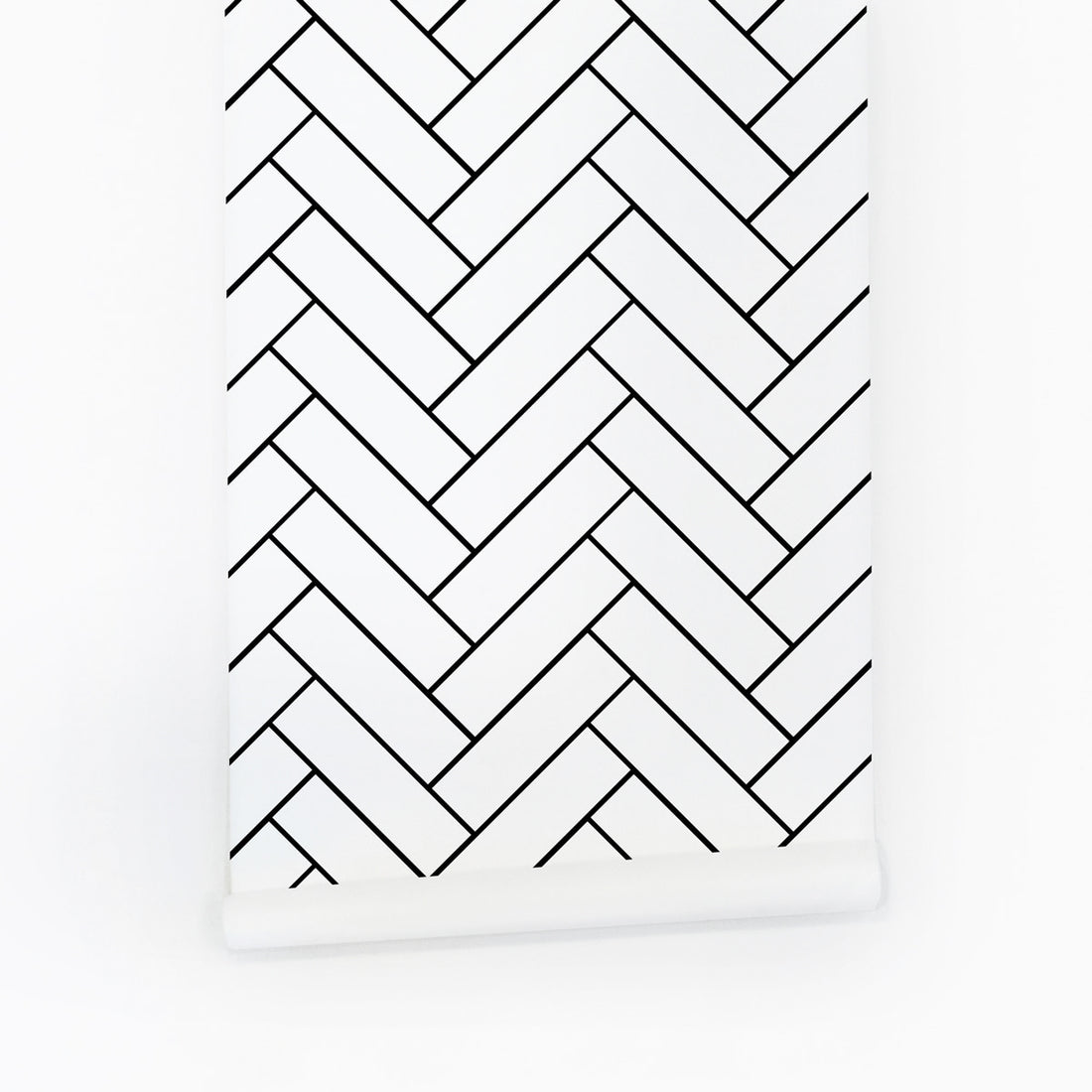 herringbone braid wallpaper pattern for minimalistic interior design