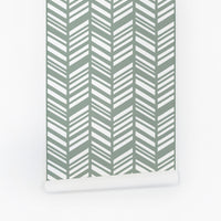 Stylish herringbone pattern self adhesive wallpaper