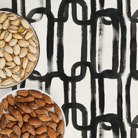 Brush stroke design wallpaper for kitchen interior