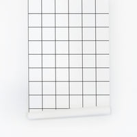 simple black and white checkered removable wallpaper