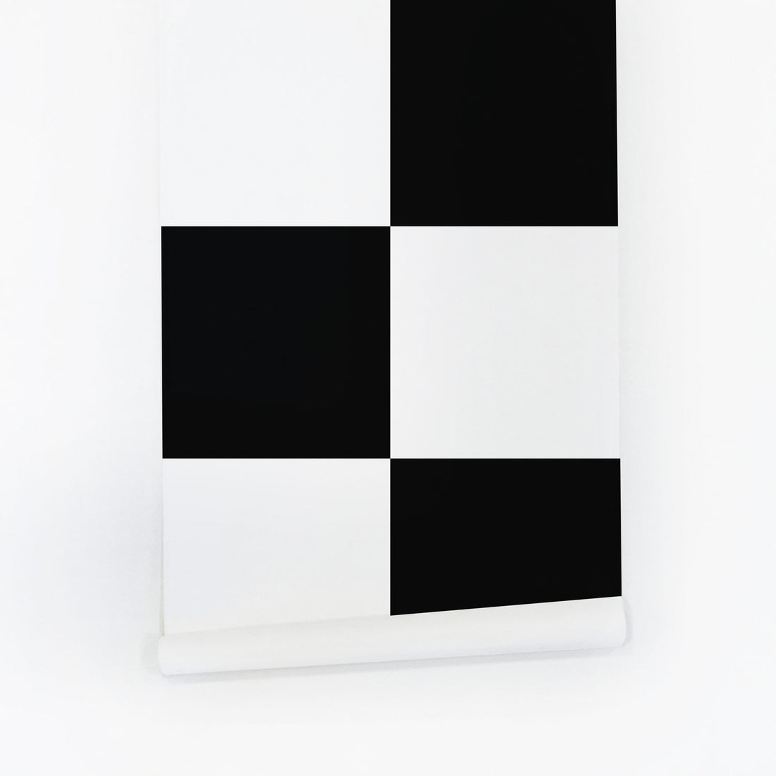 Black checkers removable wallpaper
