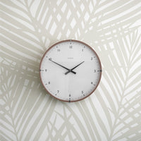 Neutral color palm leaves design removable wallpaper