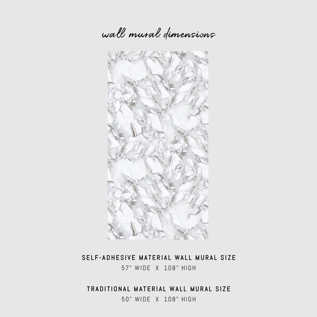 faux marble design wallpaper in neutral colors