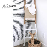 Kids room scandi boho peel and stick wallpaper