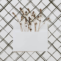 minimal plaid design removable wallpaper for farmhouse bathroom interior
