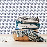 modern beach theme waves pattern removable wallpaper