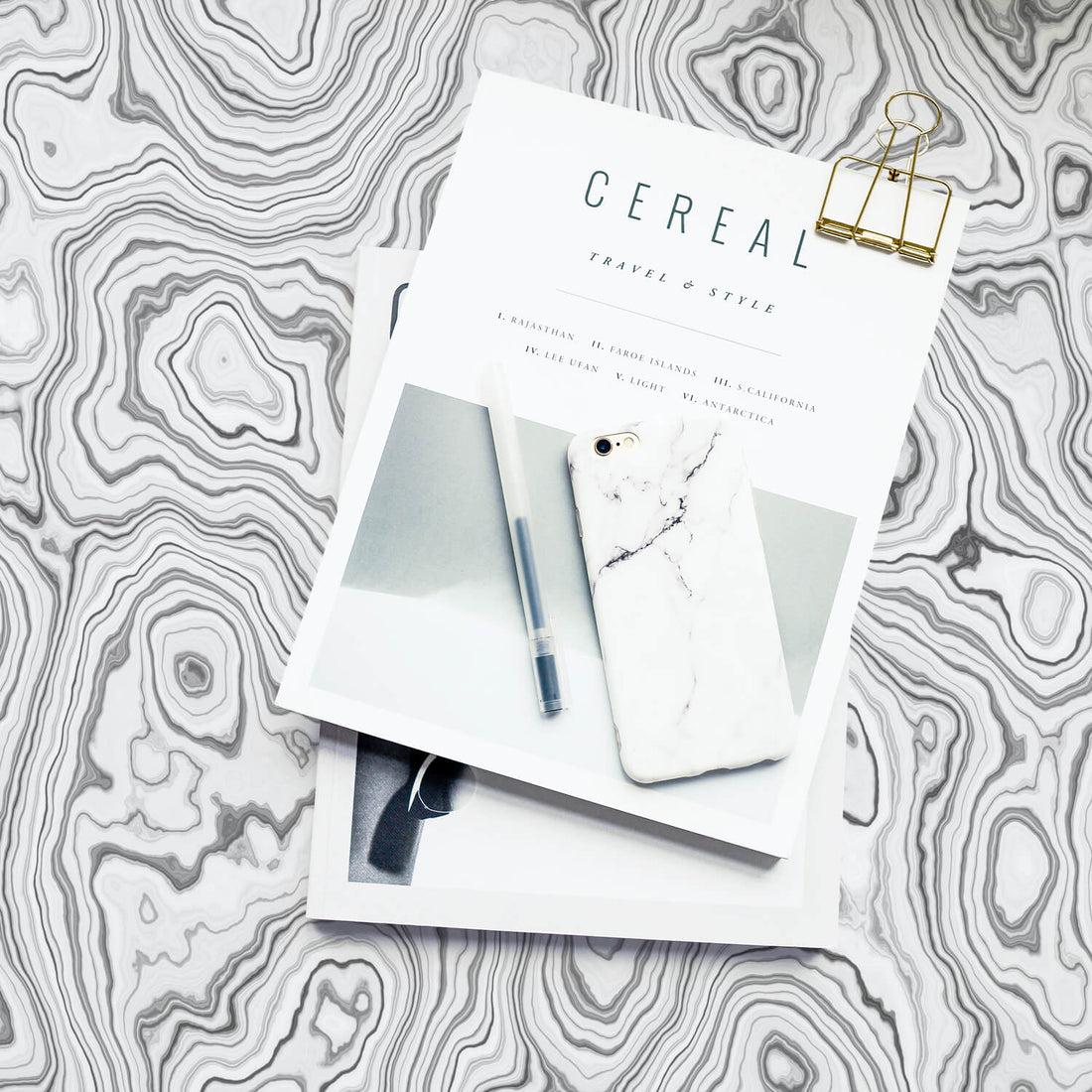 modern grey malachite monochrome wallpaper peel and stick