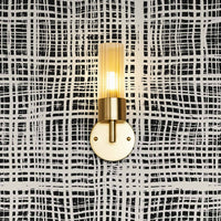 modern black and white abstract plaid pattern wallpaper