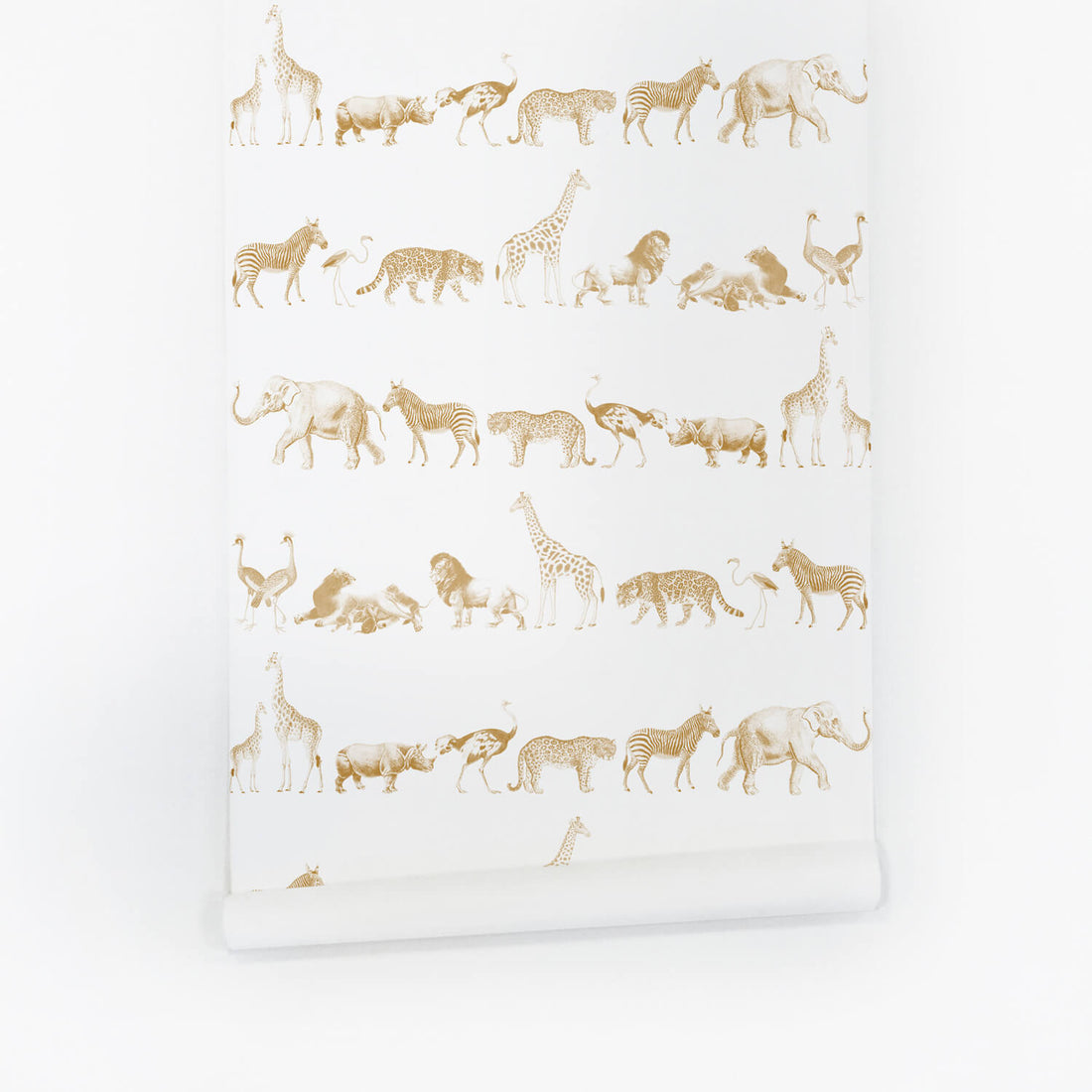 Animal self adhesive peel and stick wallpaper