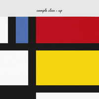 close up of bright color block design wall mural