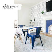 navy blue eclectic kids playroom wallpaper