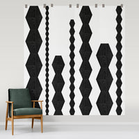 Mid century modern wall mural design