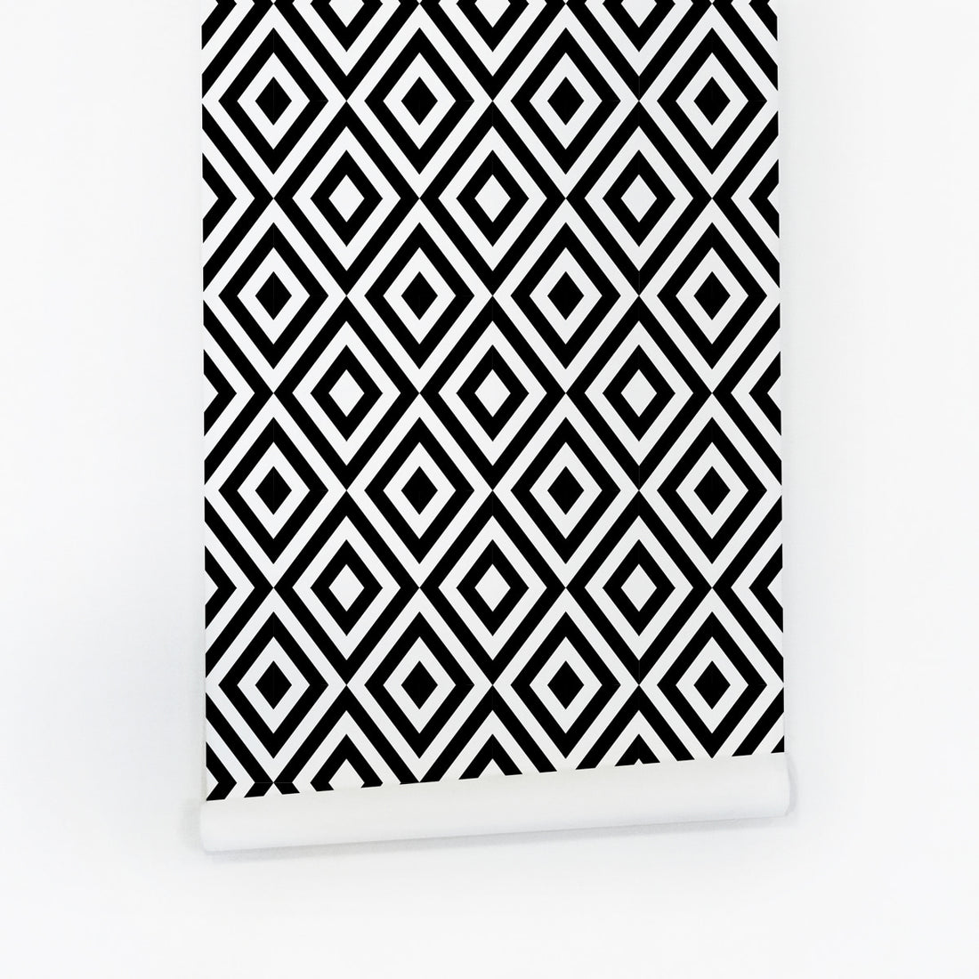 Trendy peel and stick geometric wallpaper for rentals