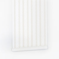 tied tope pattern removable wallpaper in neutral colors