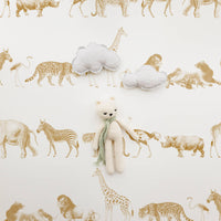 Kids room animal removable wallpaper